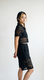 PRE-ORDER Studio Tigre NELA Lace Crop Top Set