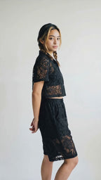 PRE-ORDER Studio Tigre NELA Lace Crop Top Set